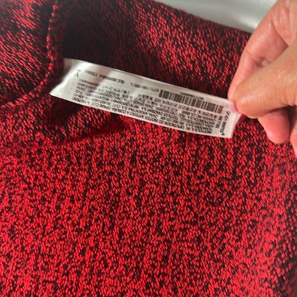 Zara Red and Black Knit Sweater Dress - Picture 6 of 12